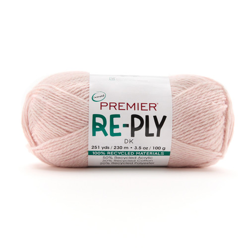 3 Pack - Premier Re-Ply Yarn-Pastel Pink - 5A003G3L-1H9YG - 840166867013