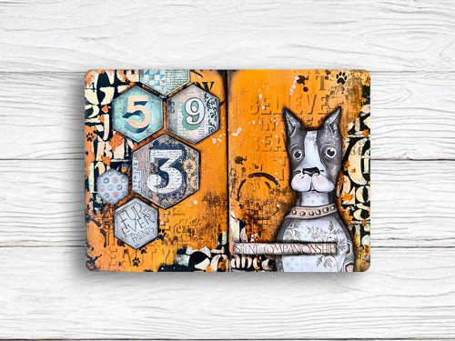 3 Pack - Stamperia Furry Friends Stencil-Quotes Pattern - 5A003CX8-1H948