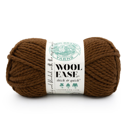 3 Pack - Lion Brand Wool-Ease Thick & Quick Yarn-Gingerbread - 640-1H98K - 023032136653
