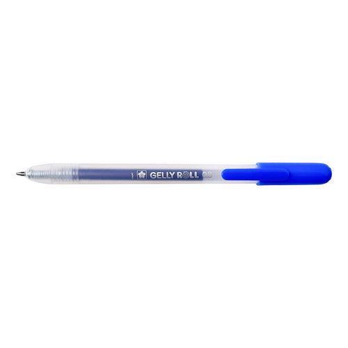 6 Pack - Sakura Gelly Roll Retractable Medium Point Pen Open Stock-Blue - GRR348-76 - 084511348769