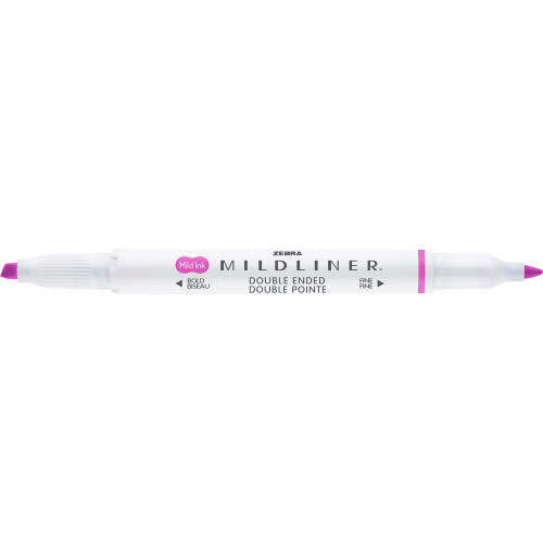 6 Pack - Zebra Midliner Dual-Tip Highlighter-Fuchsia - 5A003GCM-1HBB3 - 045888784703