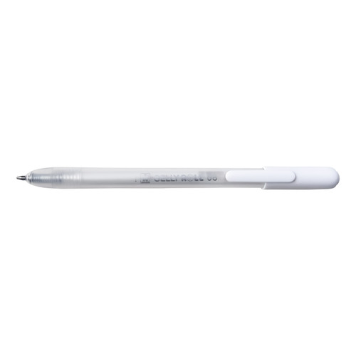 6 Pack - Sakura Gelly Roll Retractable Medium Point Pen Open Stock-White - GRR348-77 - 084511348776