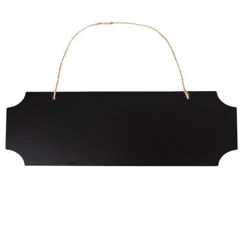 3 Pack - CousinDIY Chalkboard Sign Notched with Jute Hanger 15 x 5-Black - A50024DY-G17JB - 191648131086