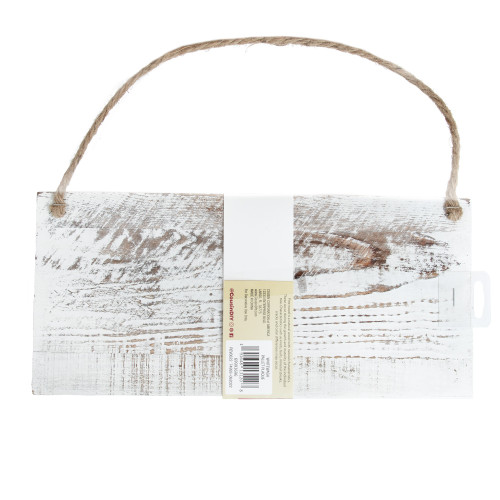 3 Pack - CousinDIY Wood Plank Whitewash with Jute Hanger 12 x 5.5-White Wash - A50024FF-G17LY