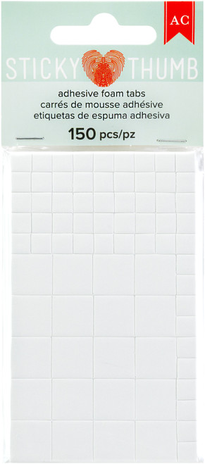 3 Pack - Sticky Thumb Foam Dots 150/Pkg-Two Sizes - 5A002NB7-1GQ51 - 718813172790