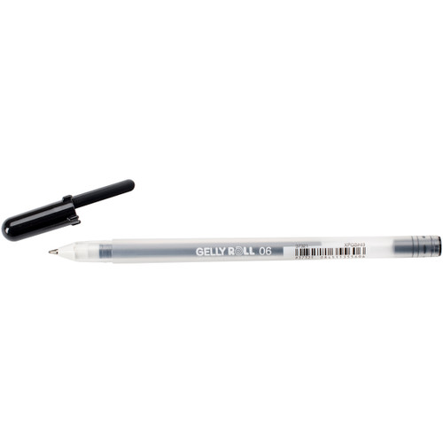 6 Pack - Sakura Gelly Roll Fine Point Pen Open Stock-Black - GR-37321 - 084511355606