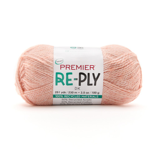 3 Pack - Premier Re-Ply Yarn-Salmon - 5A003G3L-1H9YN - 840166867044