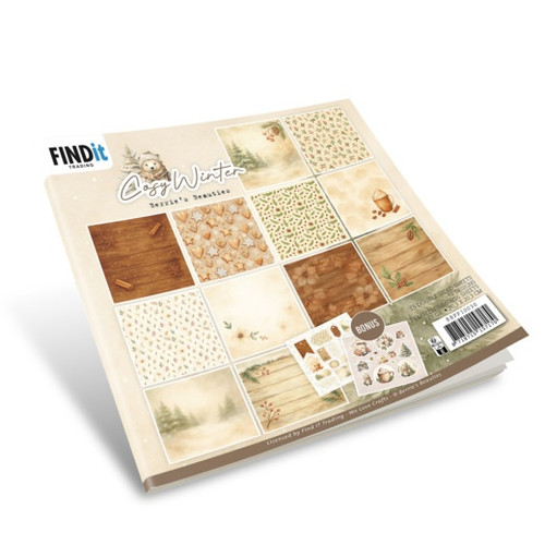 Find It Trading Paper Pack 8"X8" 18/Pkg-Cosy Winter - 5A003H70-1HCJN - 8718715157170