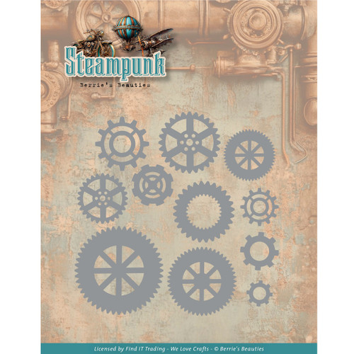 Find It Trading Steampunk Die-Steampunk Gears - 5A003H6Z-1HCJB - 8718715156340