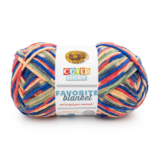Lion Brand Cover Story Favorite Blanket Yarn-Clown Car - 5A003HB4-1HCHF - 023032139876