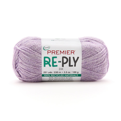 3 Pack - Premier Re-Ply Yarn-Lilac - 5A003G3L-1H9YV - 840166867020