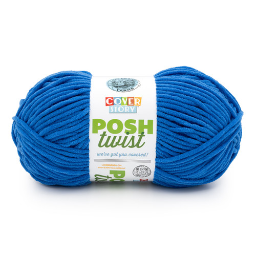 Lion Brand Cover Story Posh Twist Yarn-Blueberry Jam - 5A003HB5-1HCGP - 023032190174