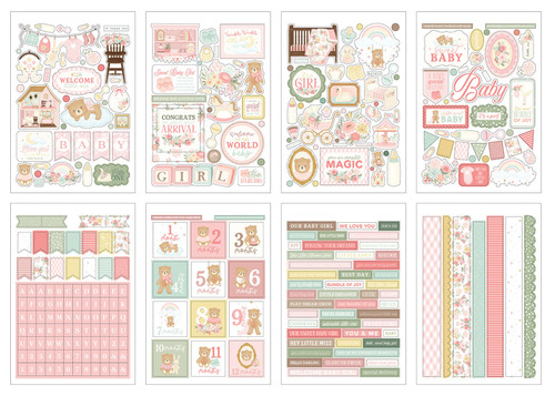 Echo Park Sticker Book-Little Lullabies - Baby Girl - 5A003HHD-1HCR6
