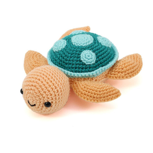 Bucilla Amigurumi Kit - Tina The Turtle-6.5"X2.75"X7.75" - 5A003GJN-1HBKP Bucilla Amigurumi Kit - Tina The Turtle-6.5"X2.75"X7.75" - 5A003GJN-1HBKP