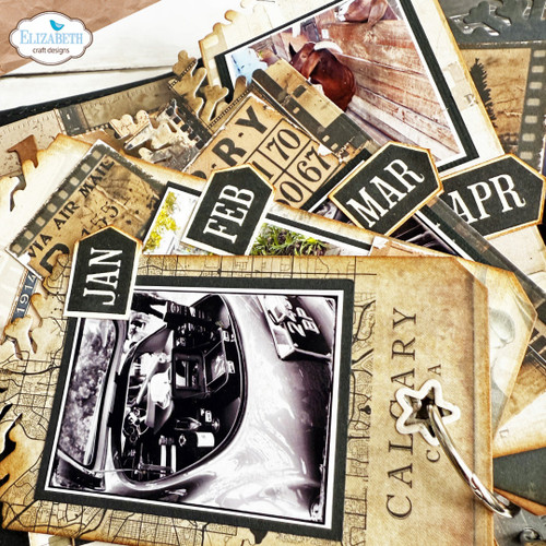 Elizabeth Craft Clear Stamps-Months - 5A003GRF-1HBM6