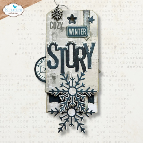 Elizabeth Craft Metal Die-Winter Tags - 5A003GRK-1HBM7 Elizabeth Craft Metal Die-Winter Tags - 5A003GRK-1HBM7