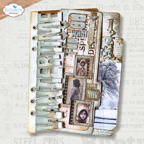 Elizabeth Craft Metal Die-Wintertime wordstrip - 5A003GRL-1HBM9 Elizabeth Craft Metal Die-Wintertime wordstrip - 5A003GRL-1HBM9