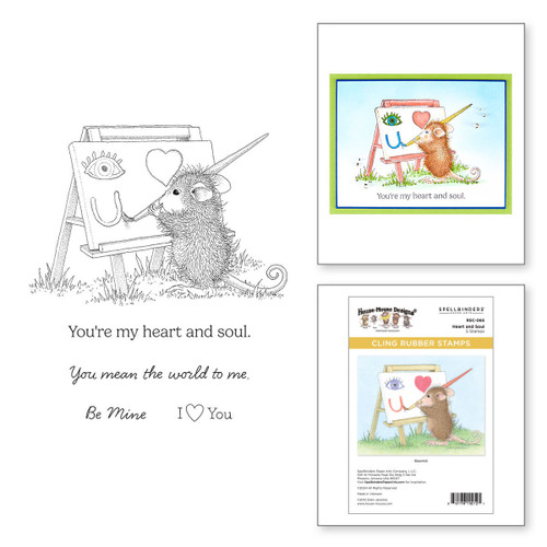 House Mouse Cling Rubber Stamp-Heart And Soul - 5A003H1D-1HC6W House Mouse Cling Rubber Stamp-Heart And Soul - 5A003H1D-1HC6W