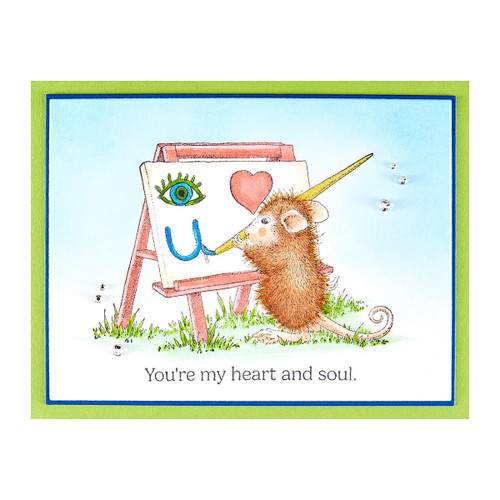 House Mouse Cling Rubber Stamp-Heart And Soul - 5A003H1D-1HC6W House Mouse Cling Rubber Stamp-Heart And Soul - 5A003H1D-1HC6W
