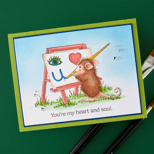 House Mouse Cling Rubber Stamp-Heart And Soul - 5A003H1D-1HC6W House Mouse Cling Rubber Stamp-Heart And Soul - 5A003H1D-1HC6W