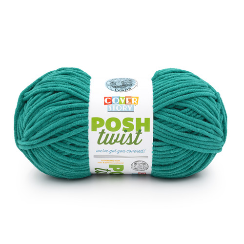 Lion Brand Cover Story Posh Twist Yarn-Kale - 5A003HB5-1HCGR - 023032190327
