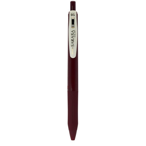 Zebra Sarasa Clip Vintage Gel Retractable Pen-Red Black - 5A003GCY-1HBD0 - 045888479906
