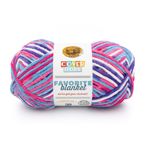 Lion Brand Cover Story Favorite Blanket Yarn-Dreamhouse - 5A003HB4-1HCH3 - 023032185248