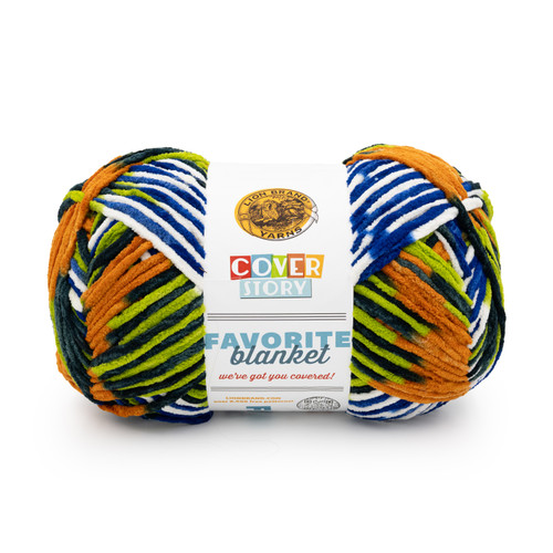 Lion Brand Cover Story Favorite Blanket Yarn-Rocket Ship - 5A003HB4-1HCH4 - 023032139890