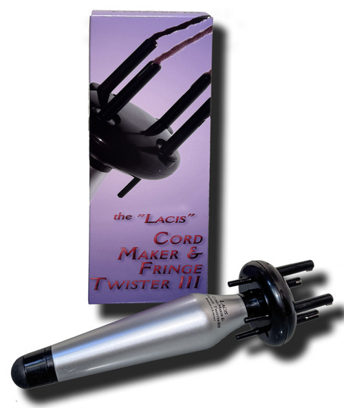 Lacis Cord Maker & Fringe Twister III-Makes 2-4 Ply Cords - 5A003GR0-1HBLY - 824649009572