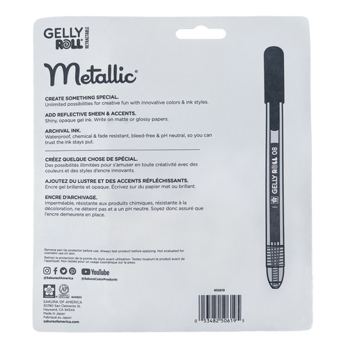 Sakura Gelly Roll Retractable Pen Set 10/Pkg-Metallic - 5A003GF9-1HBG9