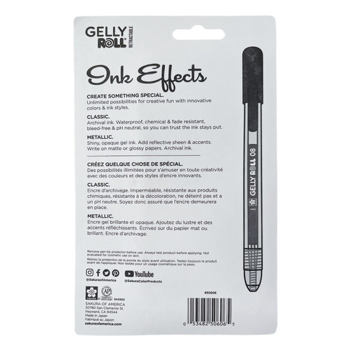 Sakura Gelly Roll Retractable Pen Set 6/Pkg-Ink Effects - 5A003GFG-1HBFY