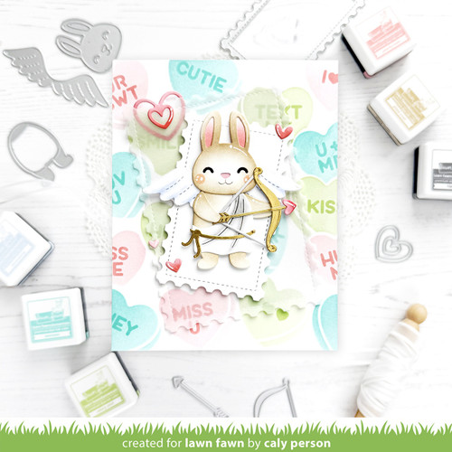 Lawn Cuts Custom Craft Die-Build-A-Critter Valentine Accessories - 5A003GST-1HBTK