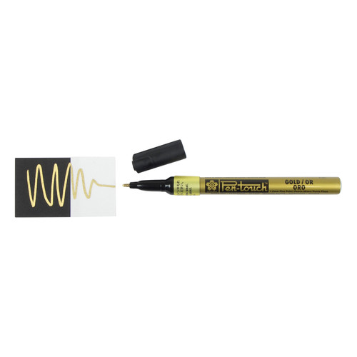 Sakura Pen-touch Fine Paint Marker-Gold - 5A003GDT-1HBG7