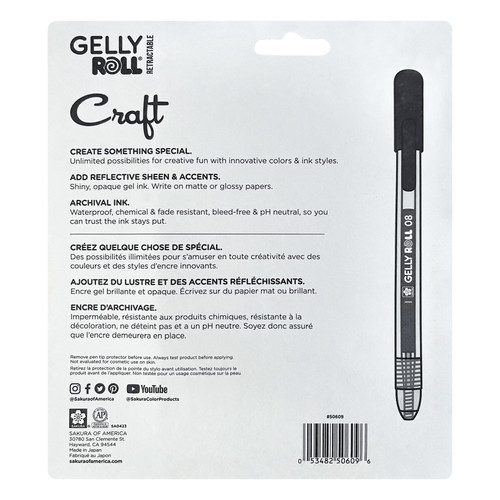Sakura Gelly Roll Retractable Pen Set 10/Pkg-Craft - 5A003GFH-1HBG5 Sakura Gelly Roll Retractable Pen Set 10/Pkg-Craft - 5A003GFH-1HBG5