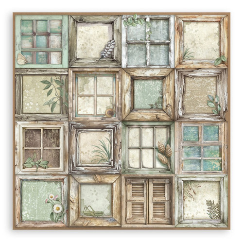 Stamperia Single-Sided Paper Pad 12"X12" 22/Pkg-Herbarium Silvae - 5A003GGQ-1HBGY