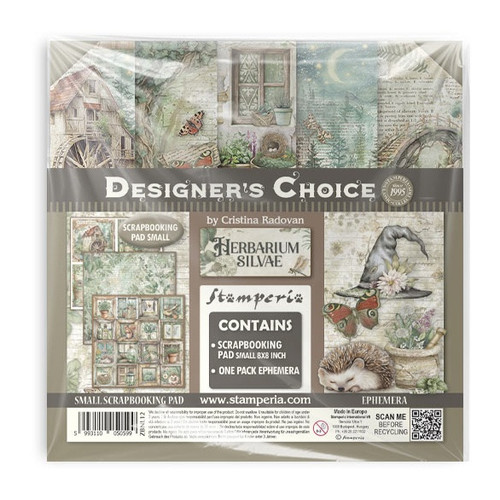 Stamperia Pad And Ephemera-Herbarium Silvae - 5A003GGG-1HBHK - 5993110050599 Stamperia Pad And Ephemera-Herbarium Silvae - 5A003GGG-1HBHK - 5993110050599