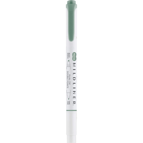 Zebra Midliner Dual-Tip Highlighter-Moss Green - 5A003GCM-1HBCP
