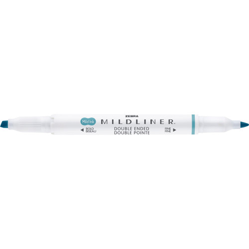 Zebra Midliner Dual-Tip Highlighter-Smoke Blue - 5A003GCM-1HB95 - 045888784208