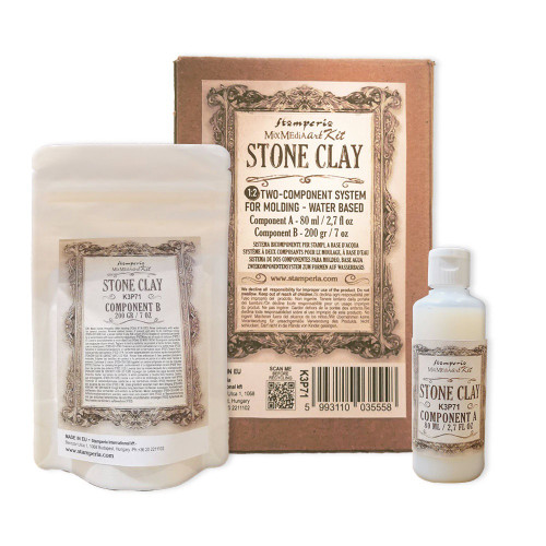 Stamperia Silicone Stone Clay-Herbarium Silvae - 5A003GGX-1HBHT