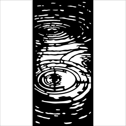 Stamperia Stencil 4.72"X9.84"-Herbarium Silvae Water Pattern - 5A003GFZ-1HBJM