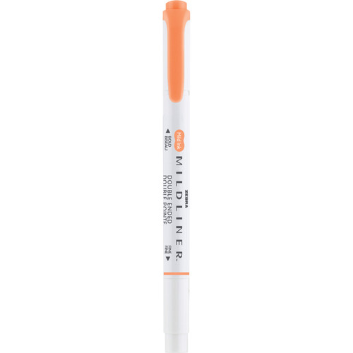 Zebra Midliner Dual-Tip Highlighter-Apricot - 5A003GCM-1HBCB