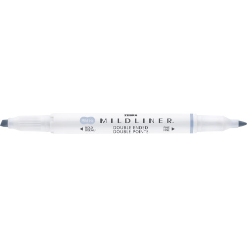 Zebra Midliner Dual-Tip Highlighter-Cool Gray - 5A003GCM-1HBBR - 045888787100