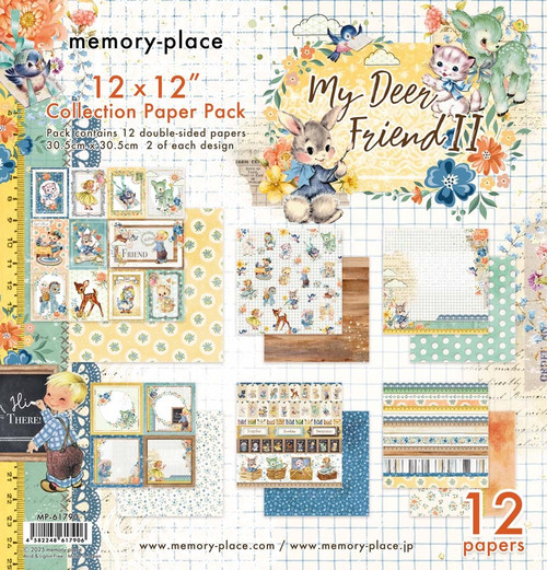 Memory Place Collection Pack 12"X12"-My Deer Friends II - 5A003HB1-1HCD7 - 4582248617906