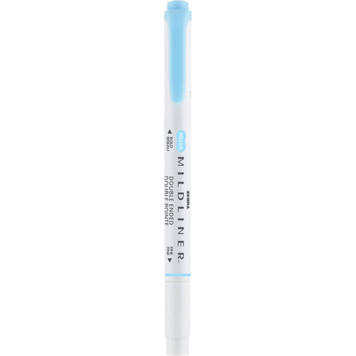 Zebra Midliner Dual-Tip Highlighter-Blue - 5A003GCM-1HBC5