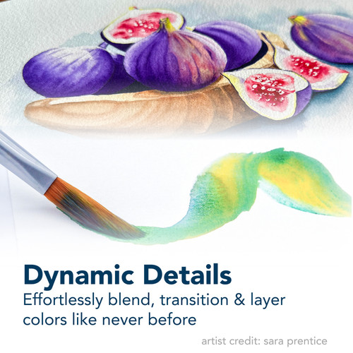 Princeton Aqua Elite Short Handle Prism Brush-Size 8 - 5A003G7X-1HB41