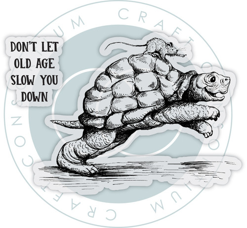 Craft Consortium Photopolymer Stamp set-Old Age, Oliver's Adventures - 5A003G6Z-1HB31