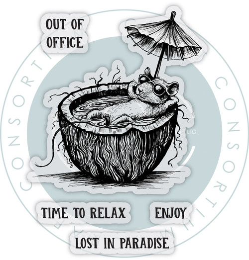 Craft Consortium Photopolymer Stamp set-Paradise, Oliver's Adventures - 5A003G6Q-1HB32 Craft Consortium Photopolymer Stamp set-Paradise, Oliver's Adventures - 5A003G6Q-1HB32