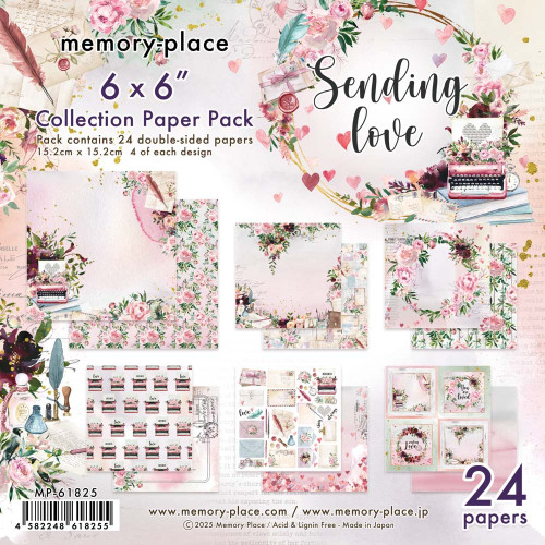 Memory Place Collection Pack 6"X6"-Sending Love - 5A003H9R-1HCF4 - 4582248618255