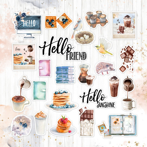 Memory Place Ephemera Carstock Die-Cuts-Hello - 5A003H8S-1HCF5