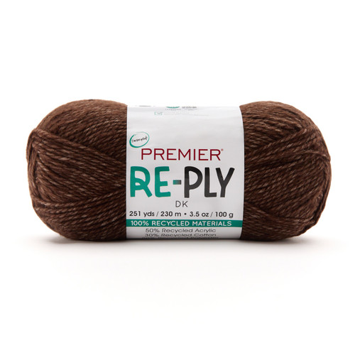 Premier Re-Ply Yarn-Brown - 5A003G3L-1H9YT - 840166867112